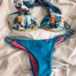 Cute Bikini Set with a Scrunch Bottom